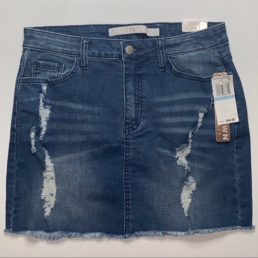 Denim Couture Skirt by Tinseltown